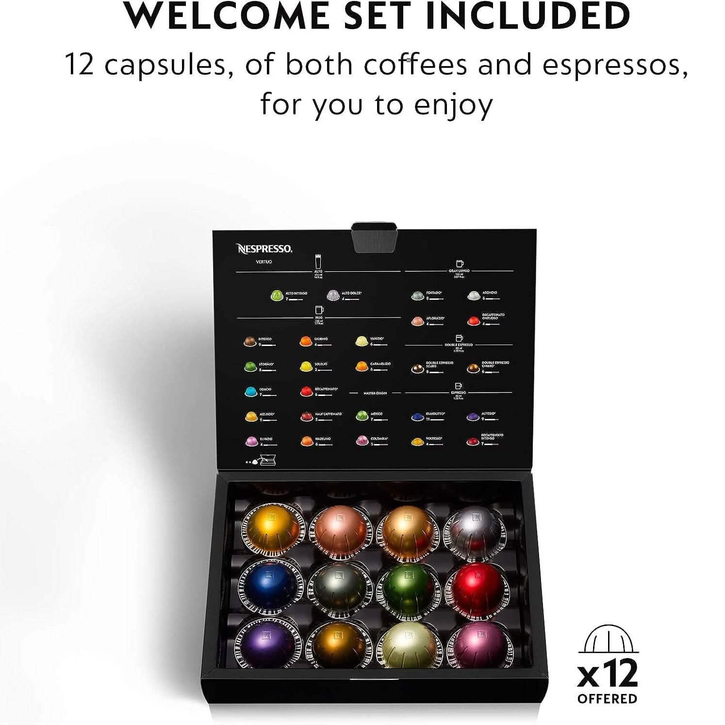 De'Longhi Nespresso VertuoPlus コーヒー＆エスプレッソマシン、38オンス、マットブラック（整備済み）