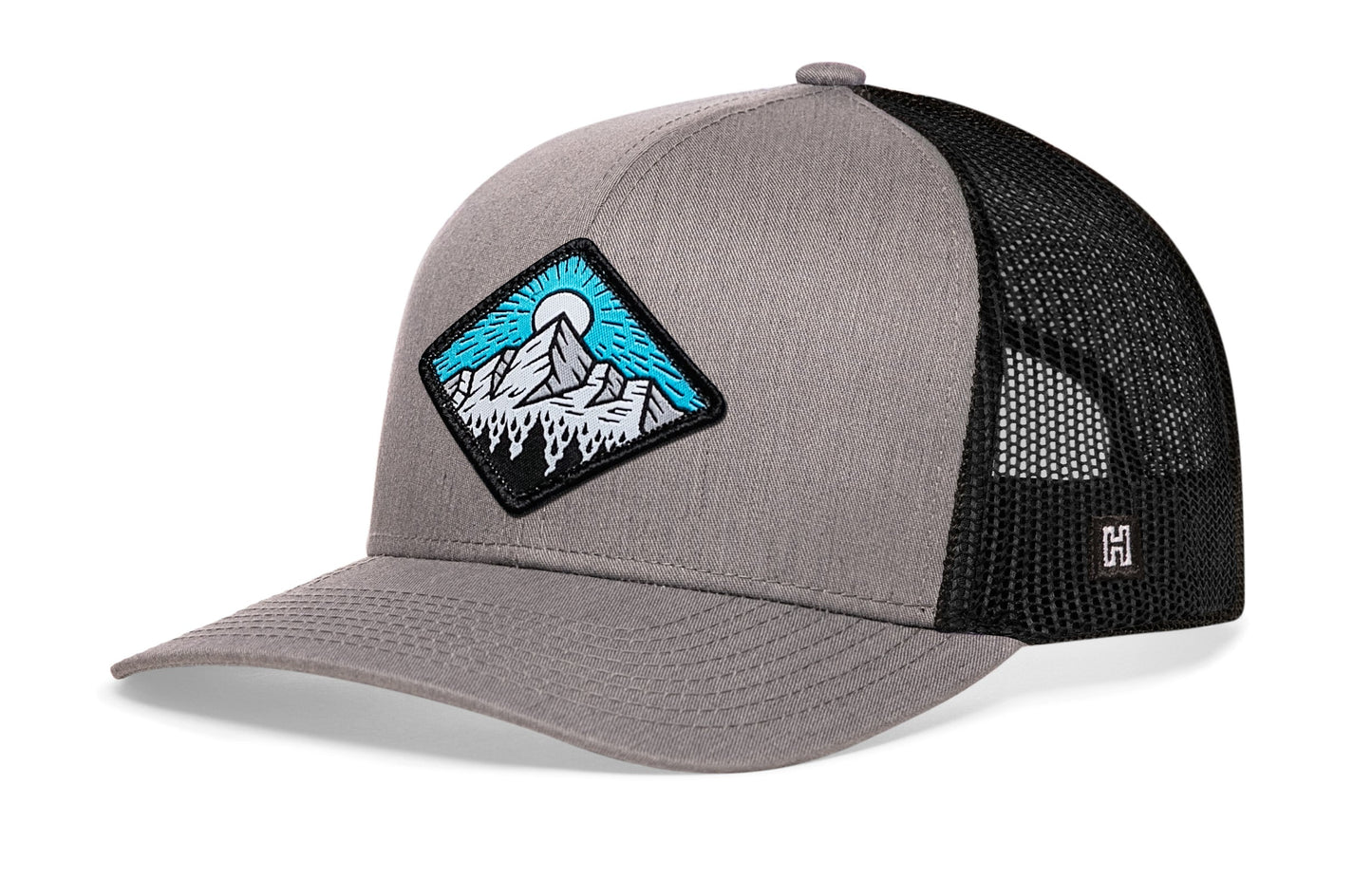 Diamond Mountain and Trees Trucker Hat  |  Outdoors Snapback
