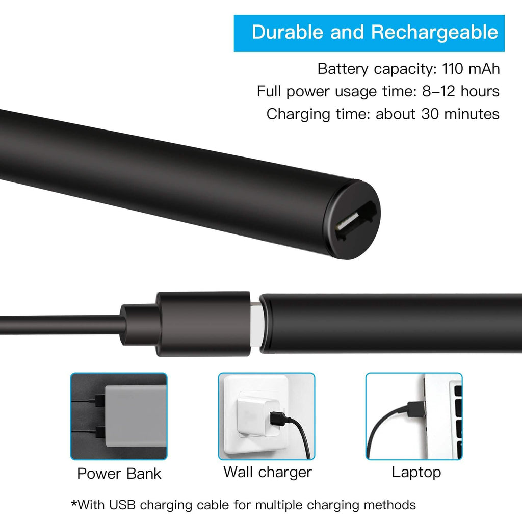 Digital Active Stylus Pen Pencil For iPad Android TouchScreen Fine Tip 1.5mm