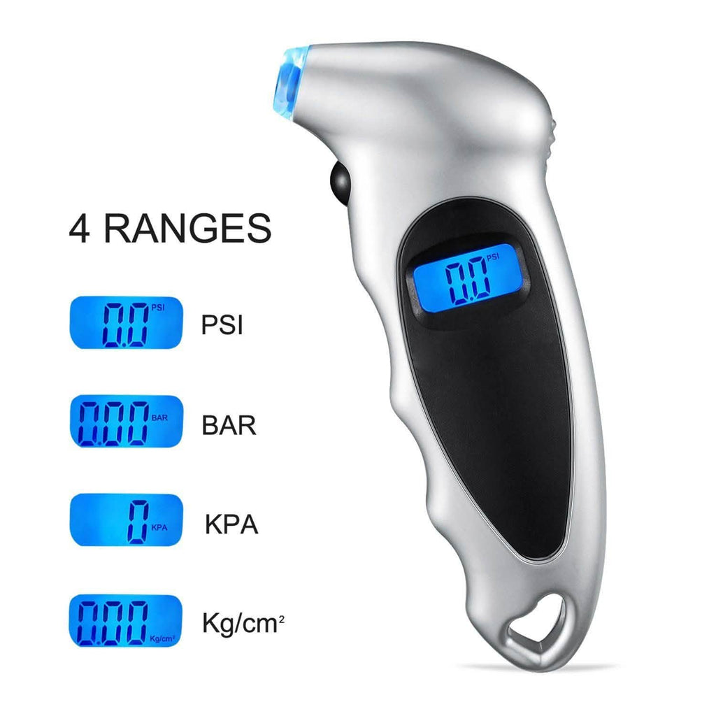 Manomètre Numérique de Pression des Pneus 150 PSI 4 Réglages