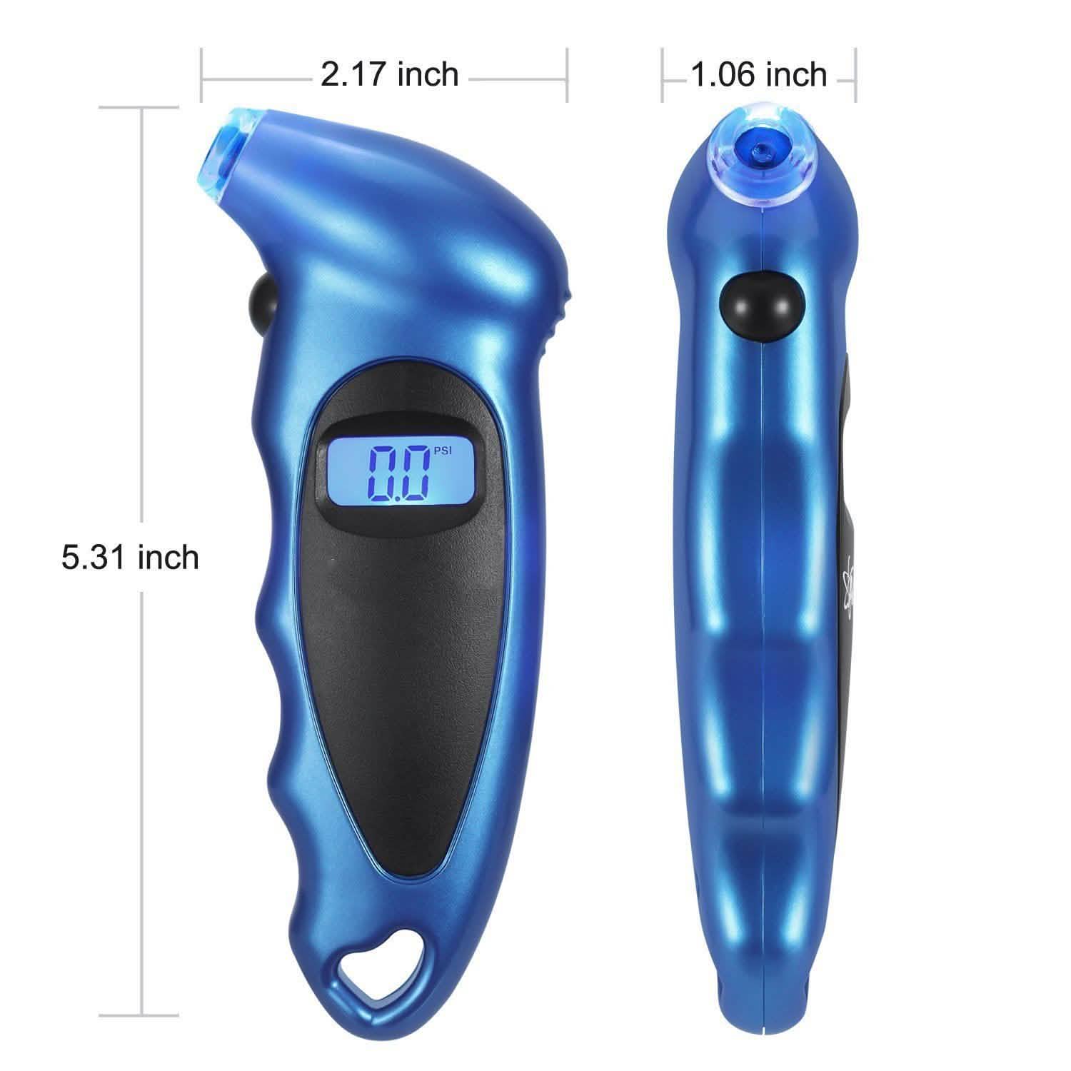Manomètre Numérique de Pression des Pneus 150 PSI 4 Réglages