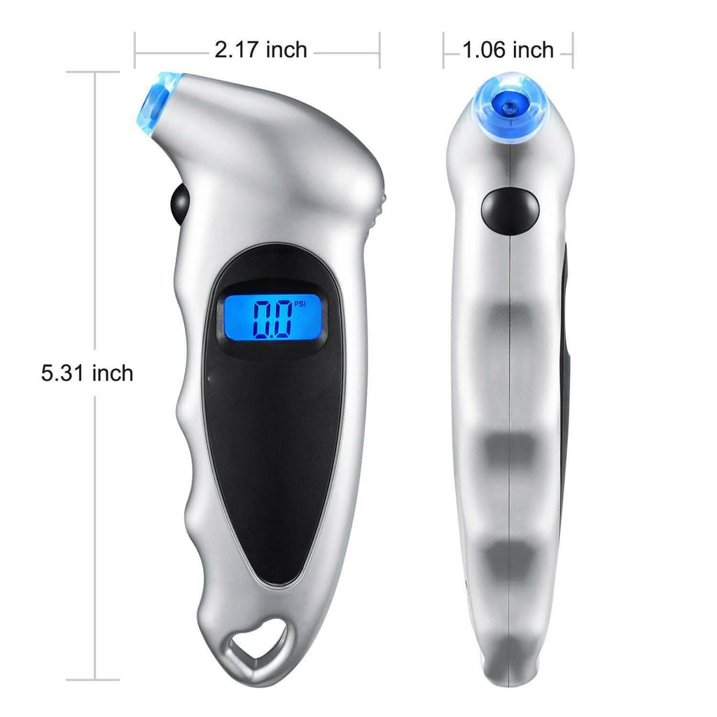 Manomètre Numérique de Pression des Pneus 150 PSI 4 Réglages