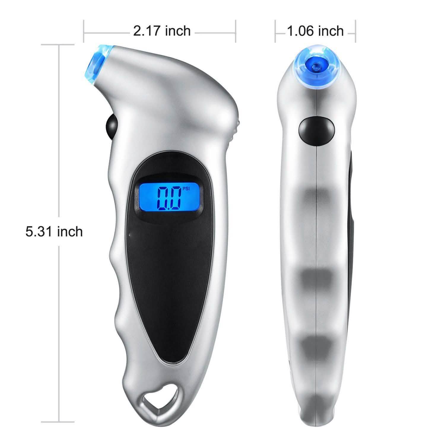 Manomètre Numérique de Pression des Pneus 150 PSI 4 Réglages