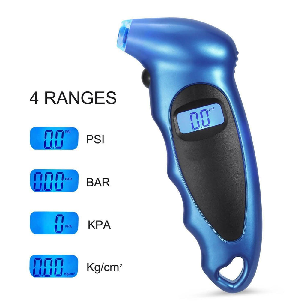 Manomètre Numérique de Pression des Pneus 150 PSI 4 Réglages