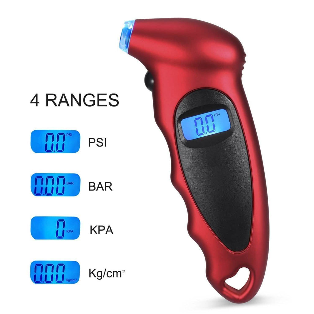 Manomètre Numérique de Pression des Pneus 150 PSI 4 Réglages