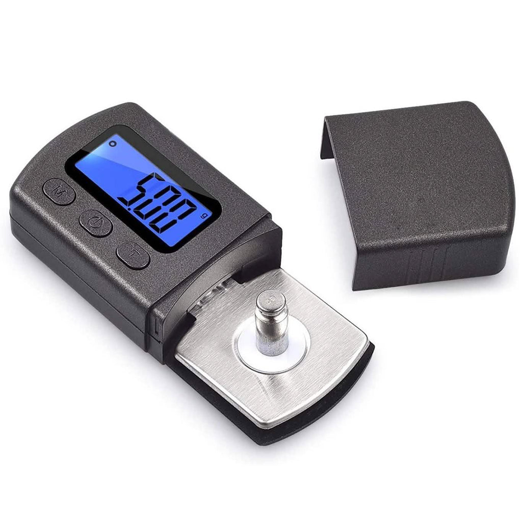 Jauge de force numérique pour stylet 0,01g/5,00g avec écran LCD rétroéclairé bleu pour cellule phono de bras de lecture