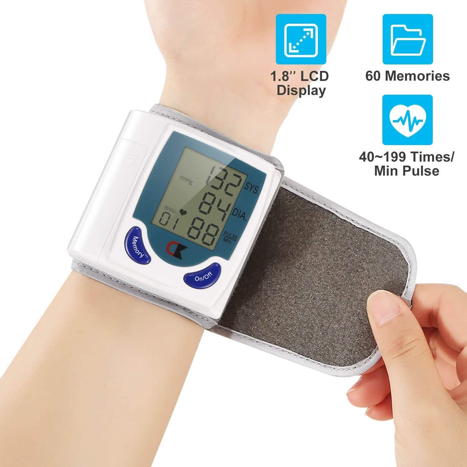 Digital Wrist Blood Pressure Monitor