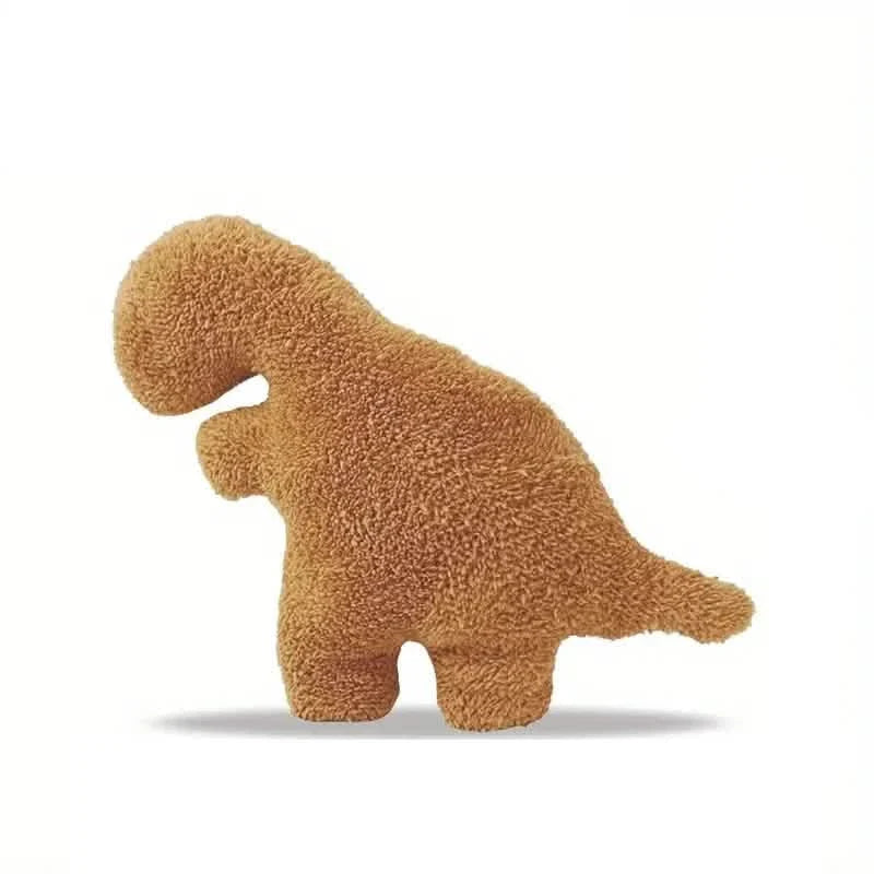 Peluche dinosaure nuggets de poulet