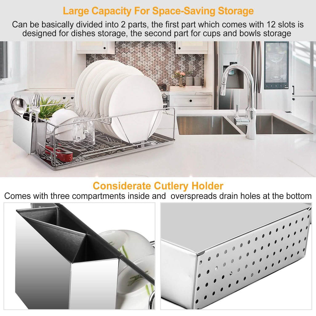 Dish Drying Rack Stainless Steel