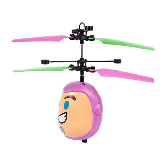 Hélicoptère télécommandé Disney Toy Story Emoji OVNI volant infrarouge à détection de mouvement