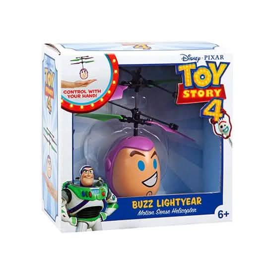 Hélicoptère télécommandé Disney Toy Story Emoji OVNI volant infrarouge à détection de mouvement