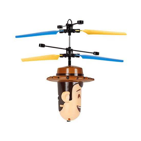 Hélicoptère télécommandé Disney Toy Story Emoji OVNI volant infrarouge à détection de mouvement