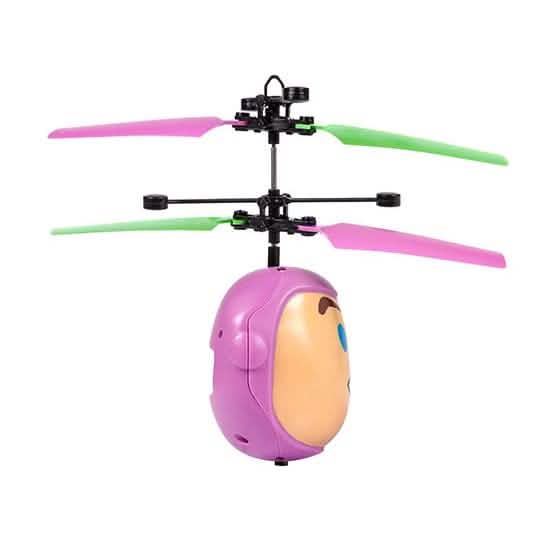 Hélicoptère télécommandé Disney Toy Story Emoji OVNI volant infrarouge à détection de mouvement