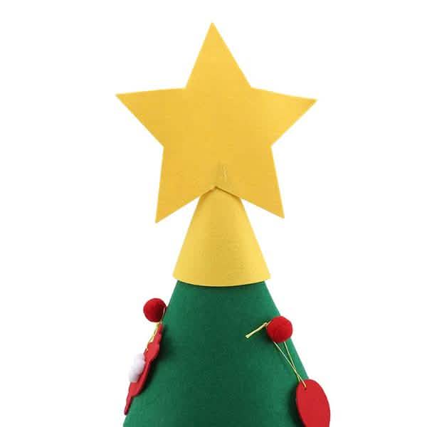 DIY 3Dフェルトクリスマスツリーアップグレード幼児用クリスマスツリー