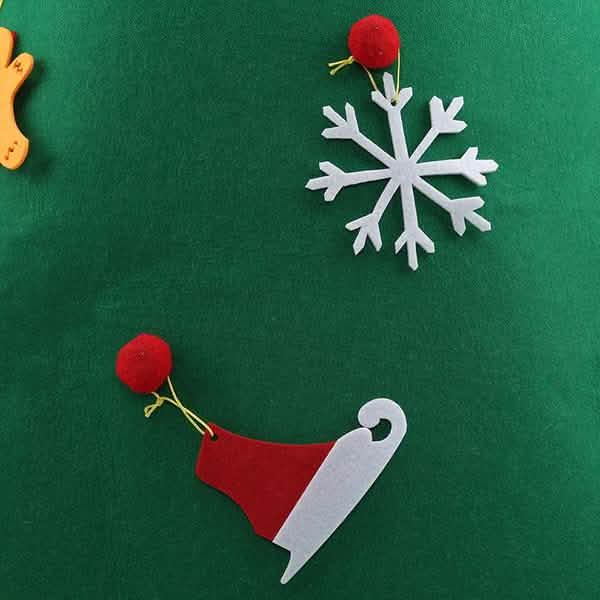 DIY 3Dフェルトクリスマスツリーアップグレード幼児用クリスマスツリー