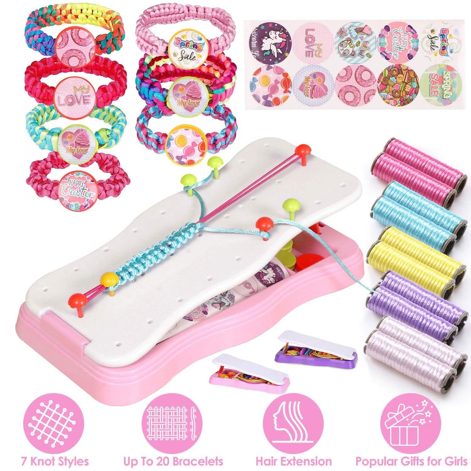 Kit de fabrication de bracelets DIY pour enfants