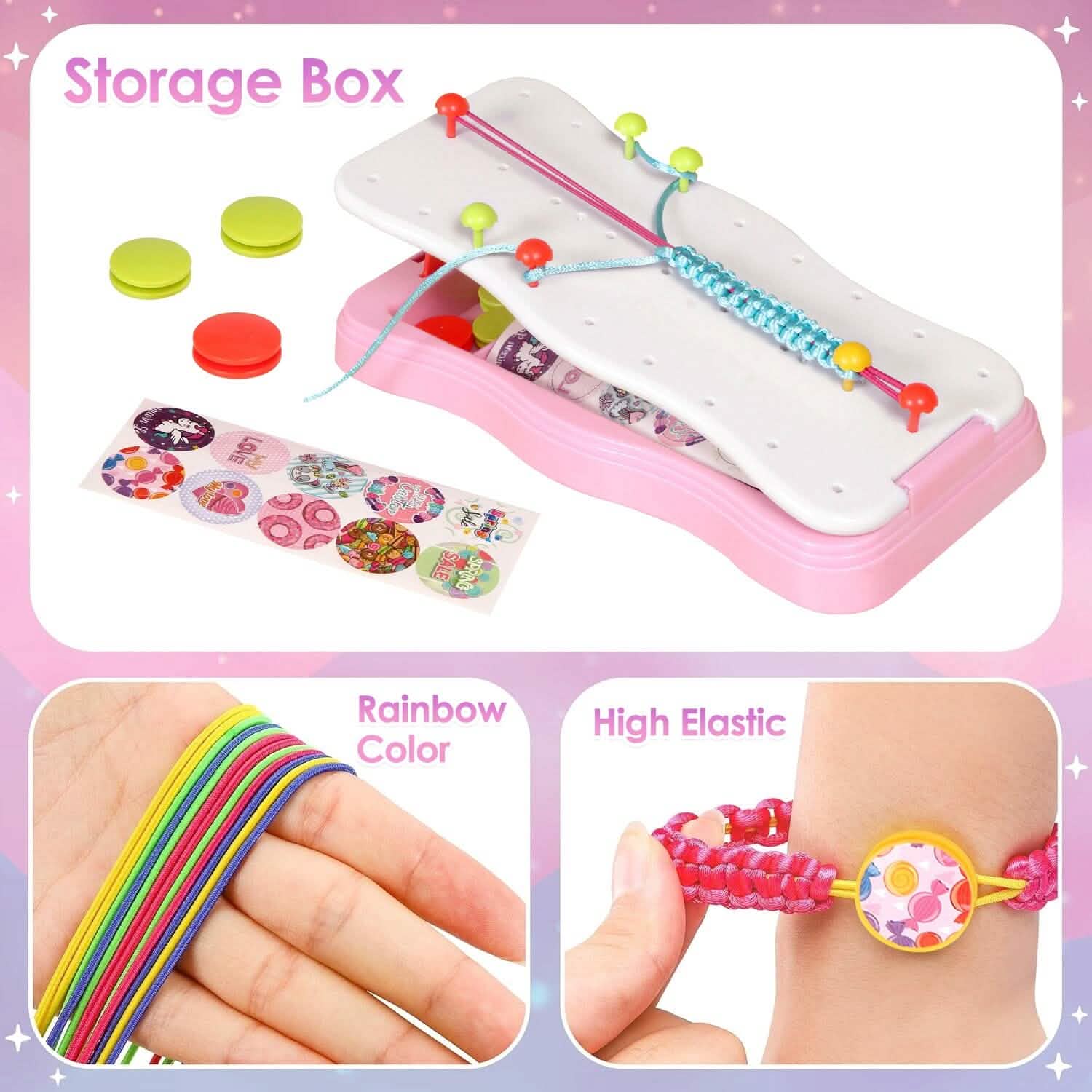 Kit de fabrication de bracelets DIY pour enfants