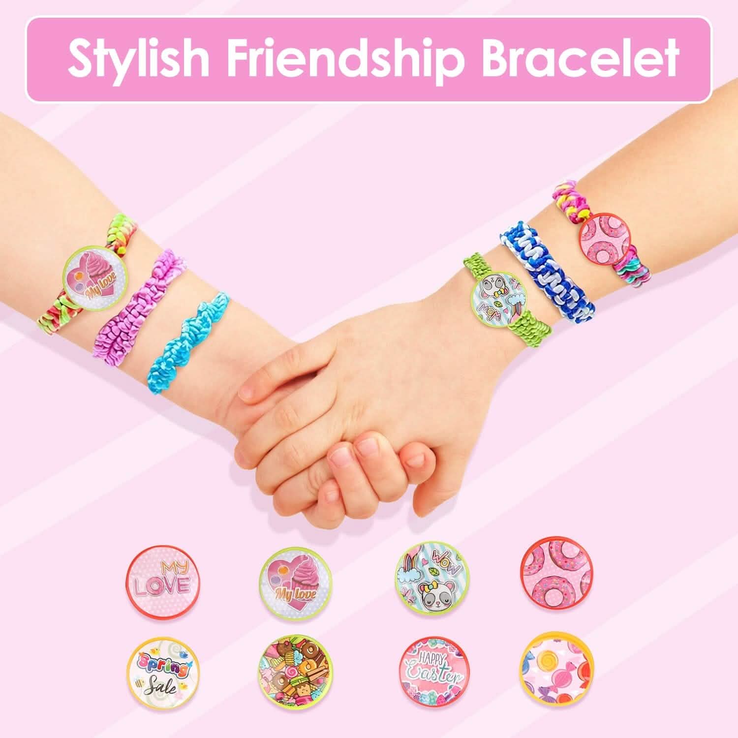 Kit de fabrication de bracelets DIY pour enfants
