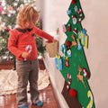 Kit de sapin de Noël en feutre à fabriquer soi-même avec décorations