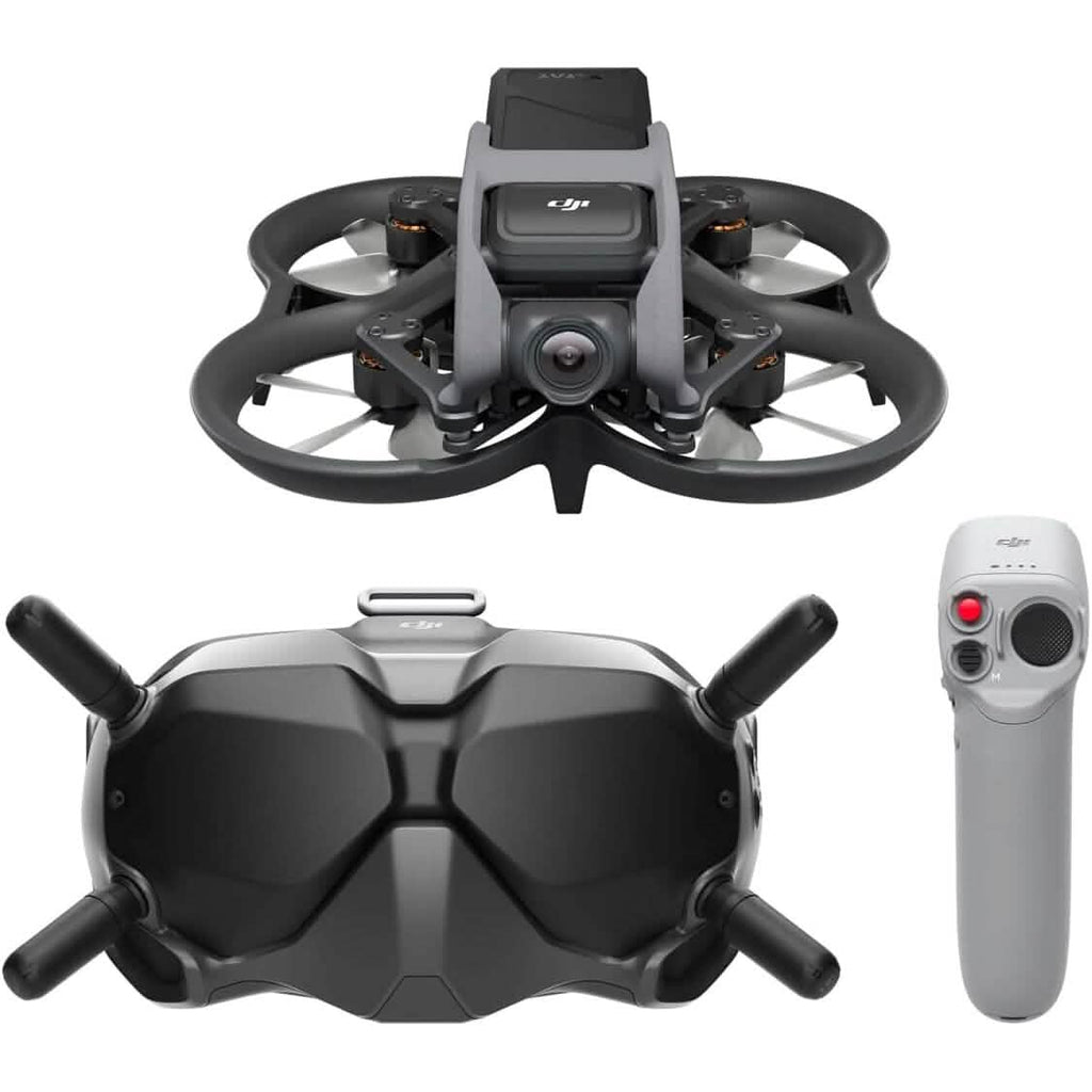 DJI Avata Fly Smart Combo (DJI FPV Goggles V2) – Drone quadricoptère UAV avec vidéo 4K stabilisée (vue à la première personne) (remis à neuf)