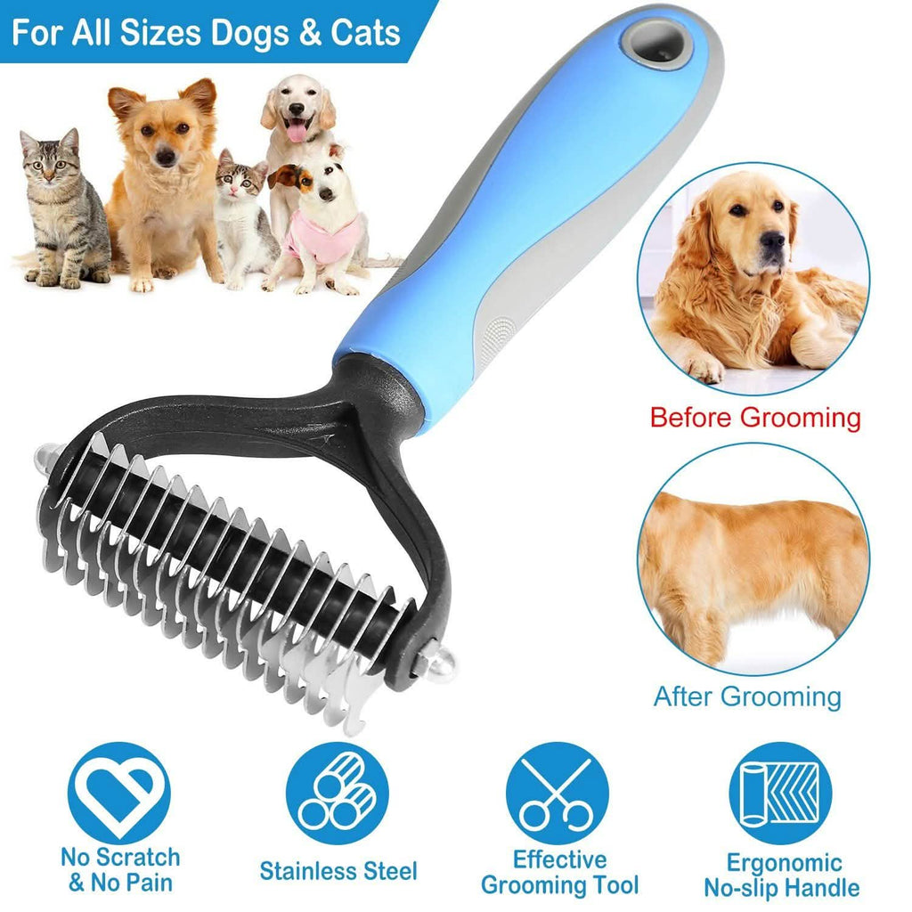 犬猫用両面グルーミングレーキ