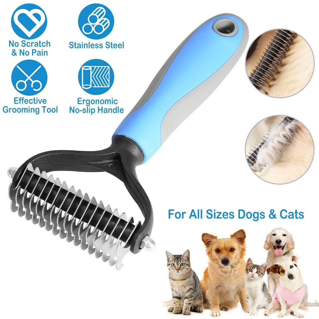 犬猫用両面グルーミングレーキ