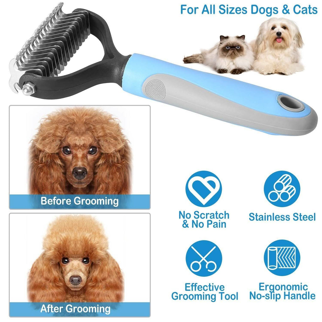 犬猫用両面グルーミングレーキ