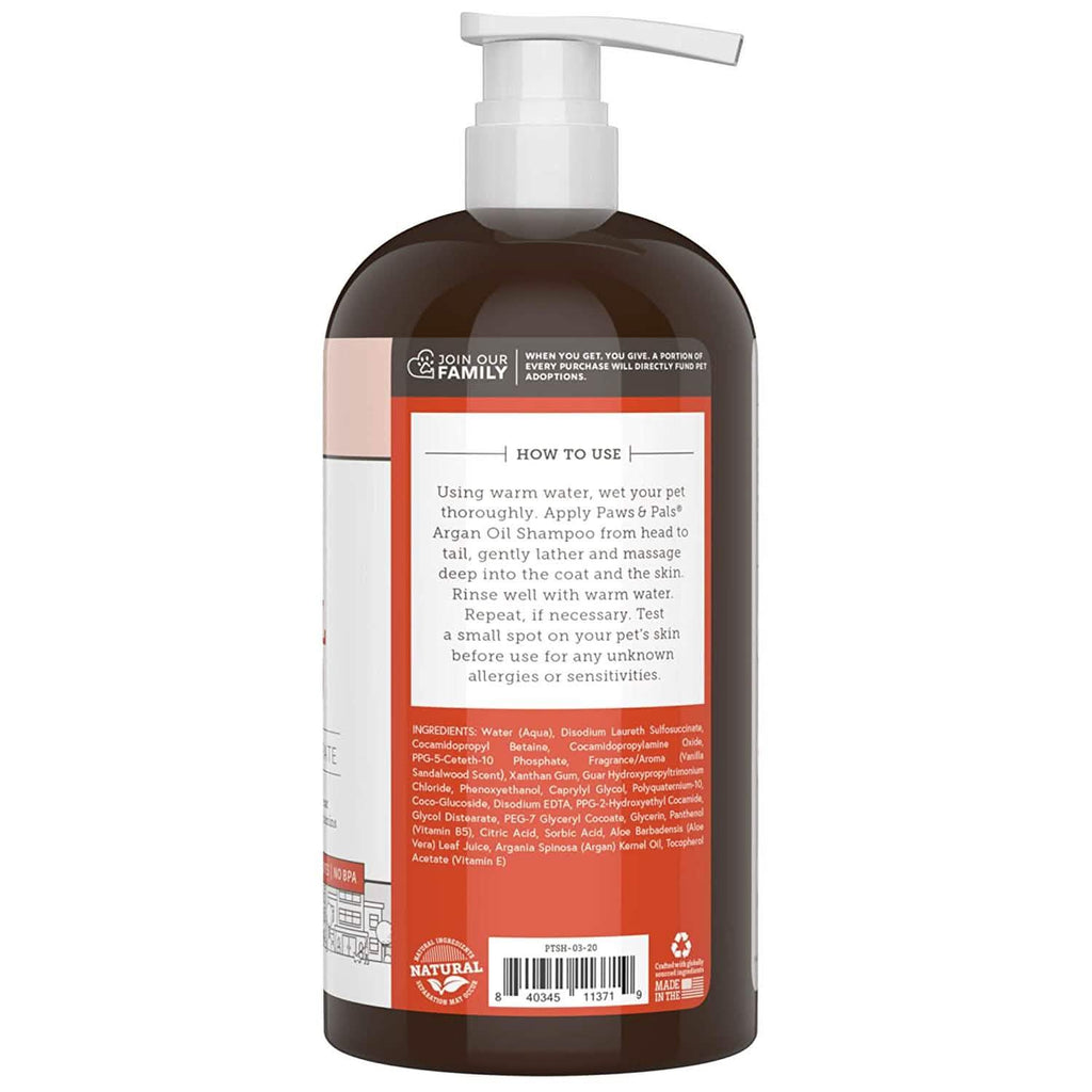 Shampoing-Revitalisant pour Chien à l'Argan – Formule Vétérinaire Clinique de 591 ml