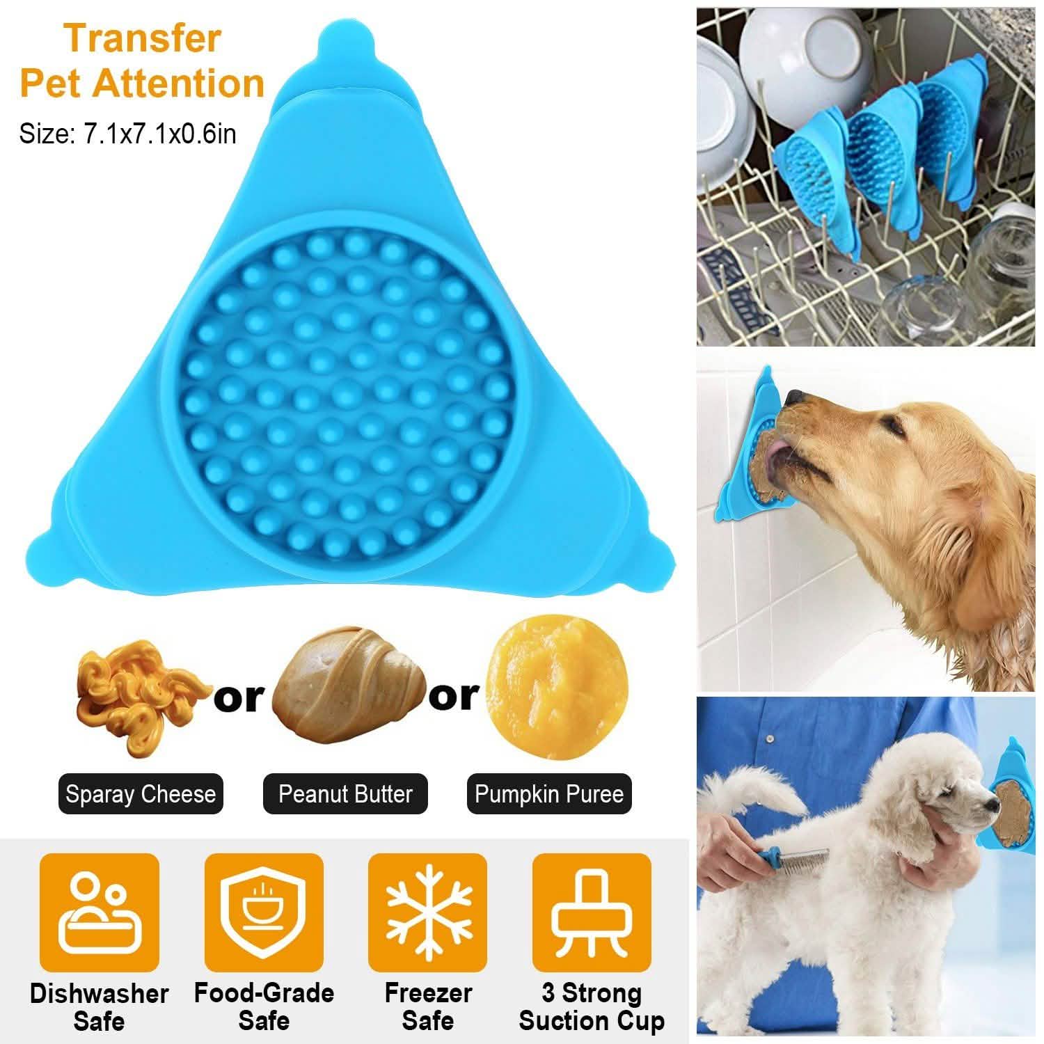 Dog Bath Lick Pad Shower Distraction