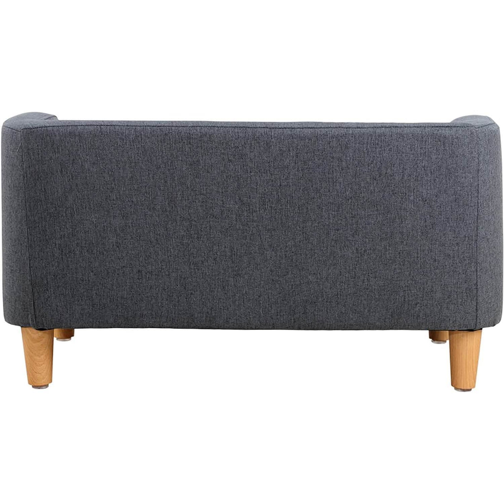 Dog Rectangular Sofa with Removable Cushion and Wooden Feet