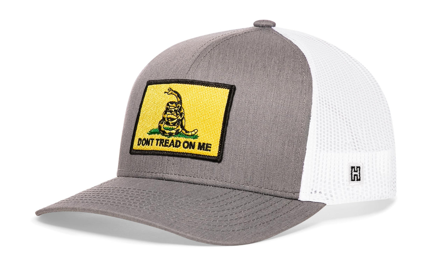 Dont Tread On Me Trucker Hat  |  Gadsden Flag Yellow Snapback
