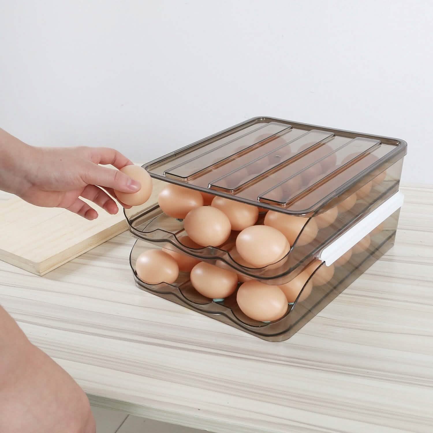 Double Layer Egg Storage for Refrigerator