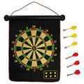 Jeu de fléchettes magnétique et cible double face enroulable