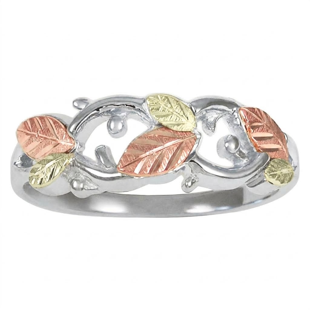 Fancy Leaves - Black Hills Gold Ladies Ring