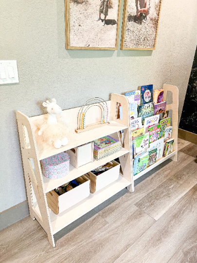 SIERRA + SIENNA- Toy Shelf + Bookshelf
