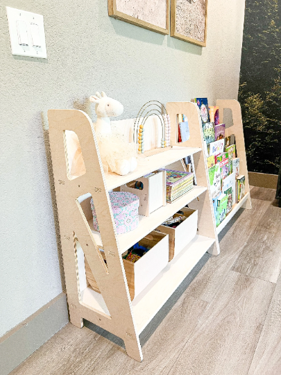 SIERRA + SIENNA- Toy Shelf + Bookshelf