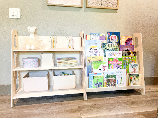SIERRA + SIENNA- Toy Shelf + Bookshelf