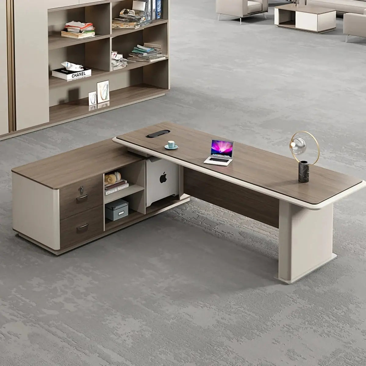 Rigby · Modern L-Shaped Executive Desk