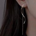 Drop Earrings Golden S Design