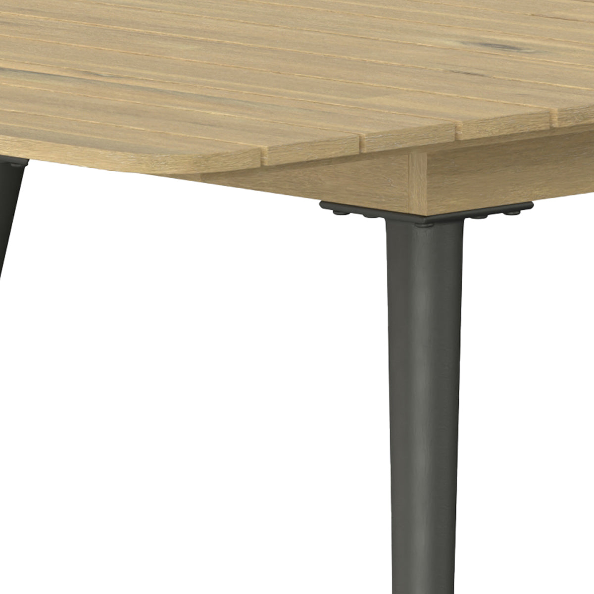 Beachside Outdoor Extendable Dining Table - Light Teak