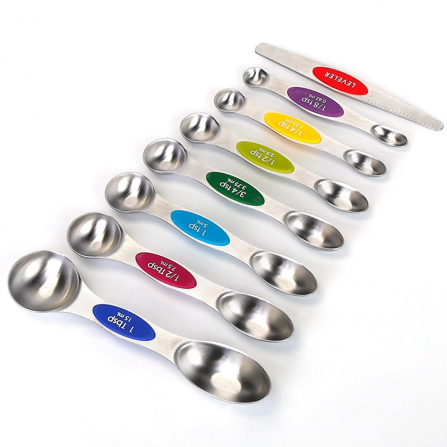 Dual Sided Magnetic Measuring Spoons