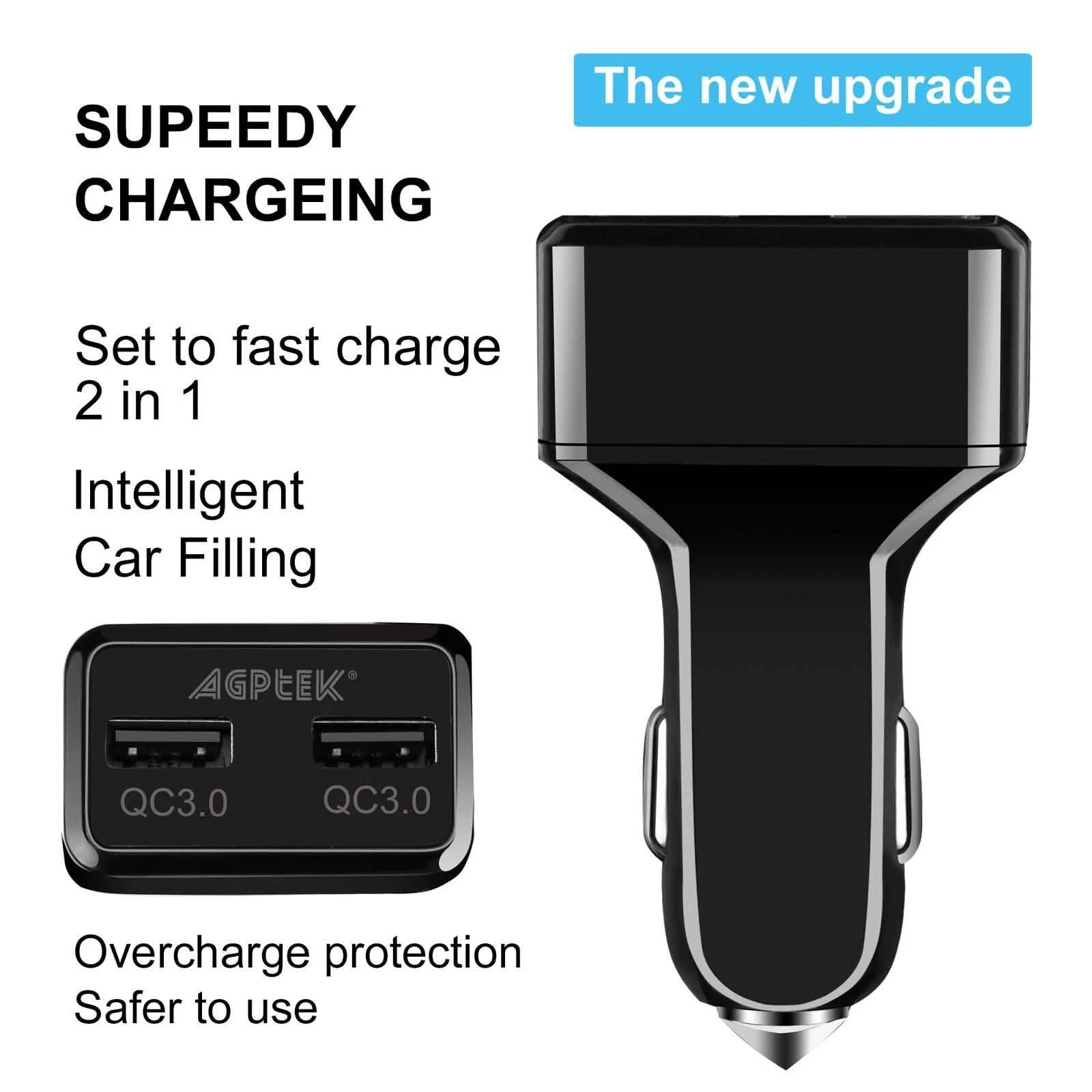 デュアルUSBカーチャージャー GPSトラッカー GSM SIM リアルタイムGPRS車両追跡セキュリティ