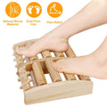 Double Rouleau de Massage en Bois pour les Pieds, Anti-Stress, Acupression