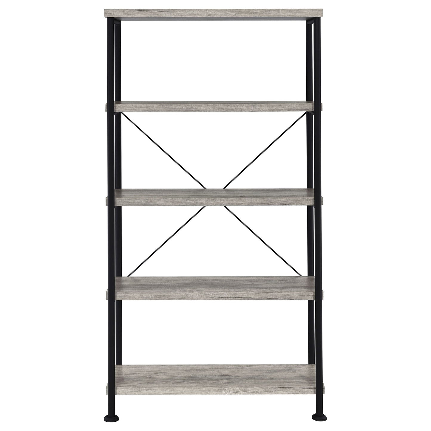 Analiese 63-inch 4-shelf Bookshelf Grey Driftwood