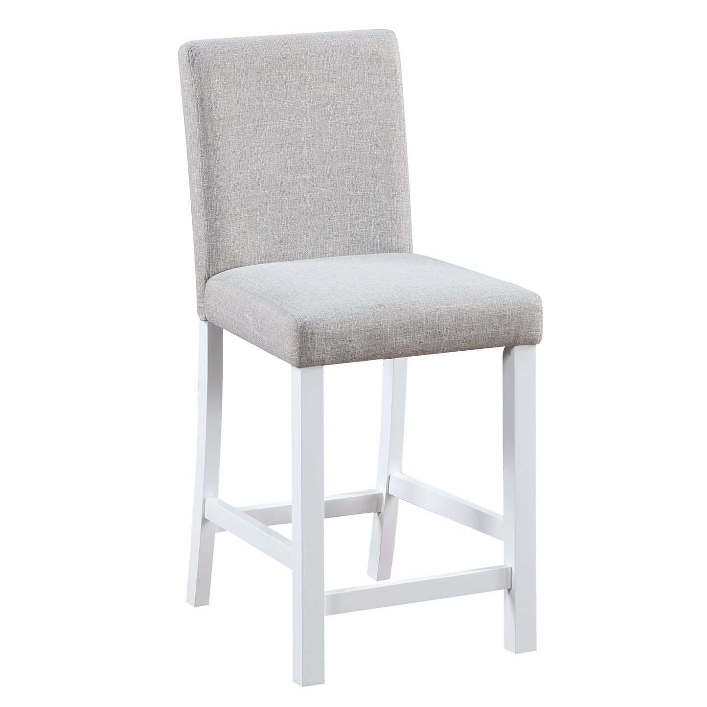 5 Piece Counter Height Table Set, Square Table And 4 Upholstered Chairs