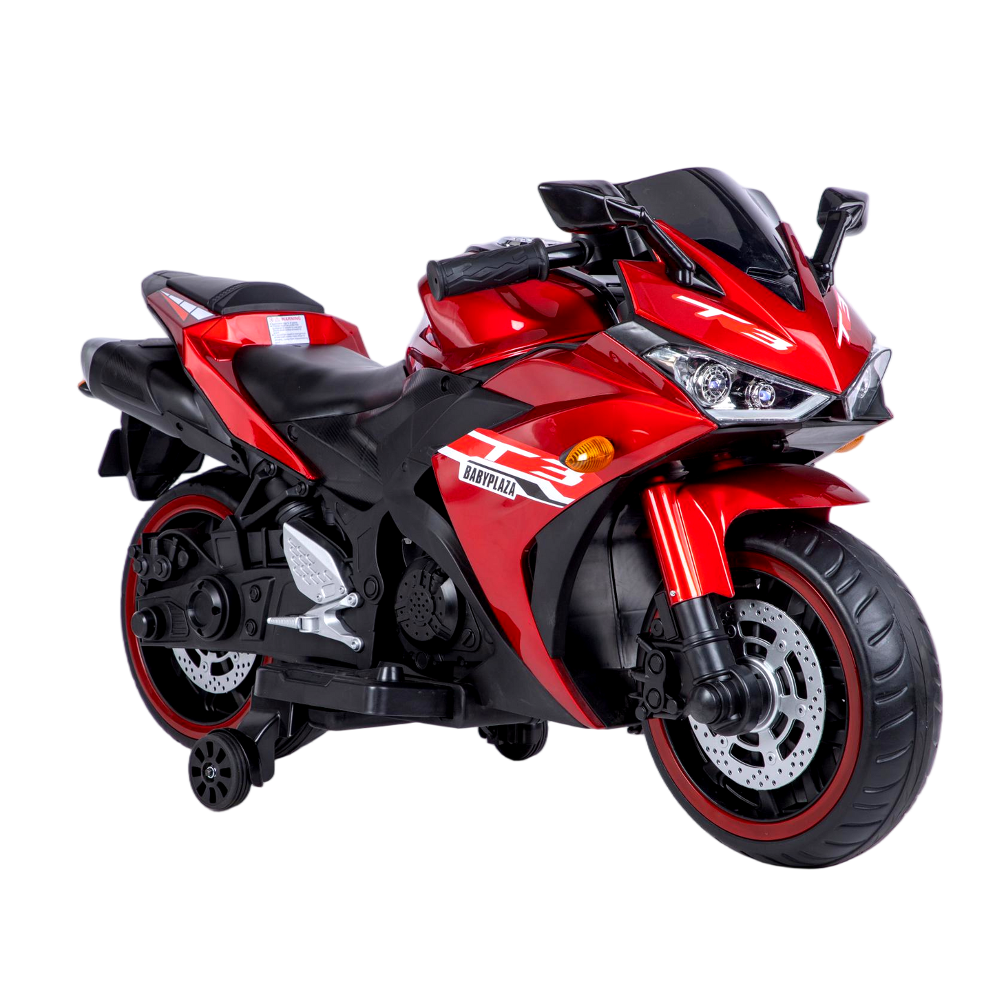 Kids Motorcycle 12V Ride-On Toy for Ages 3-8