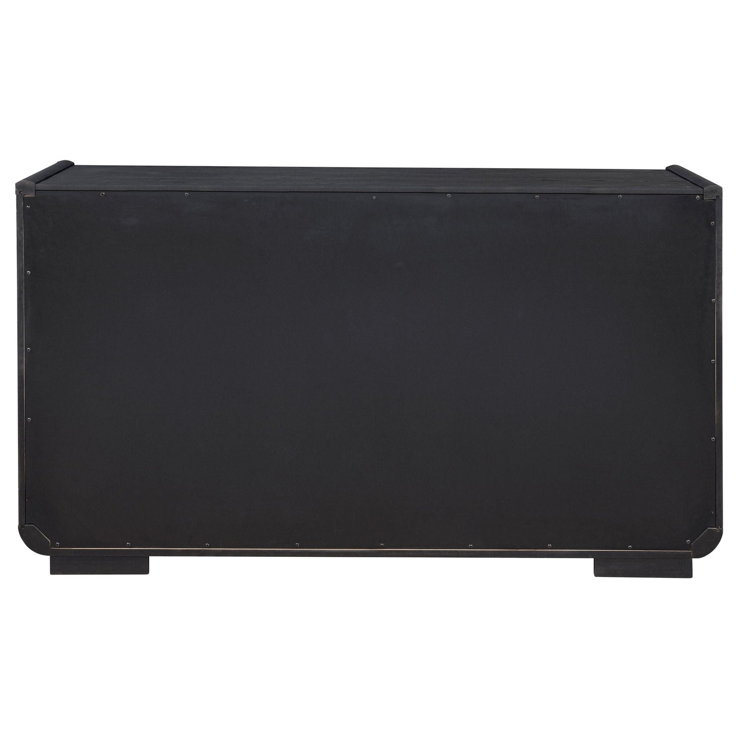 Leandro 2-drawer Dining Sideboard Server Burnished Black