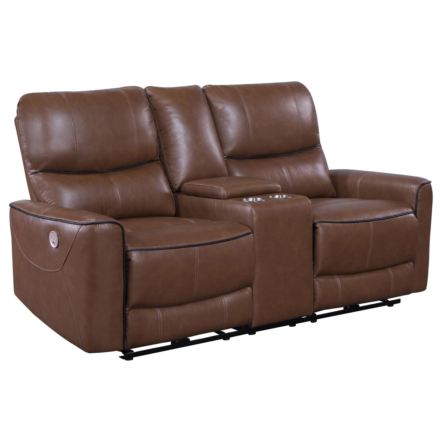 Denson Saddle Power Reclining Loveseat