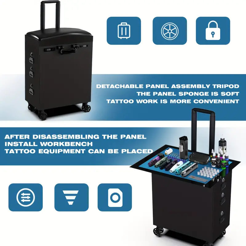 Valise de TATOUAGE multifonctionnelle-G500
