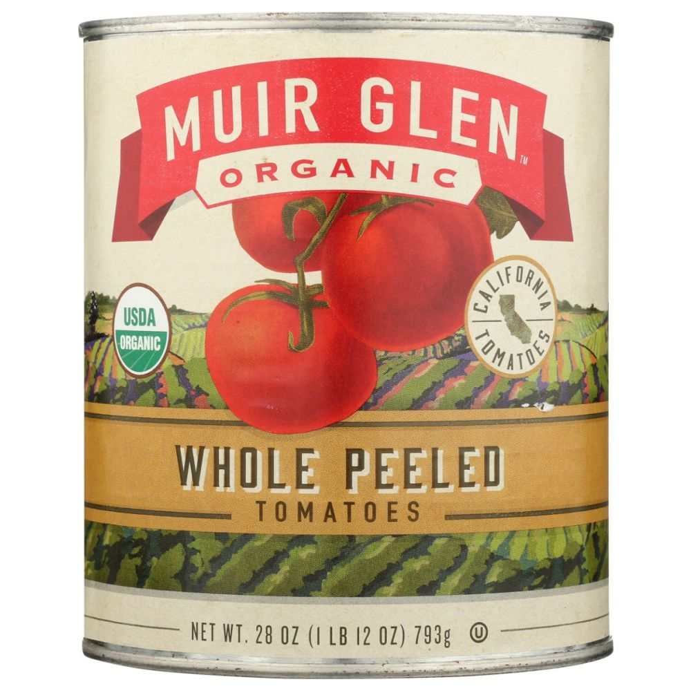 MUIR GLEN: Whole Peeled Tomatoes, 28 oz